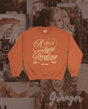 A Bit of Light Reading Book Club Crewneck Sweatshirt