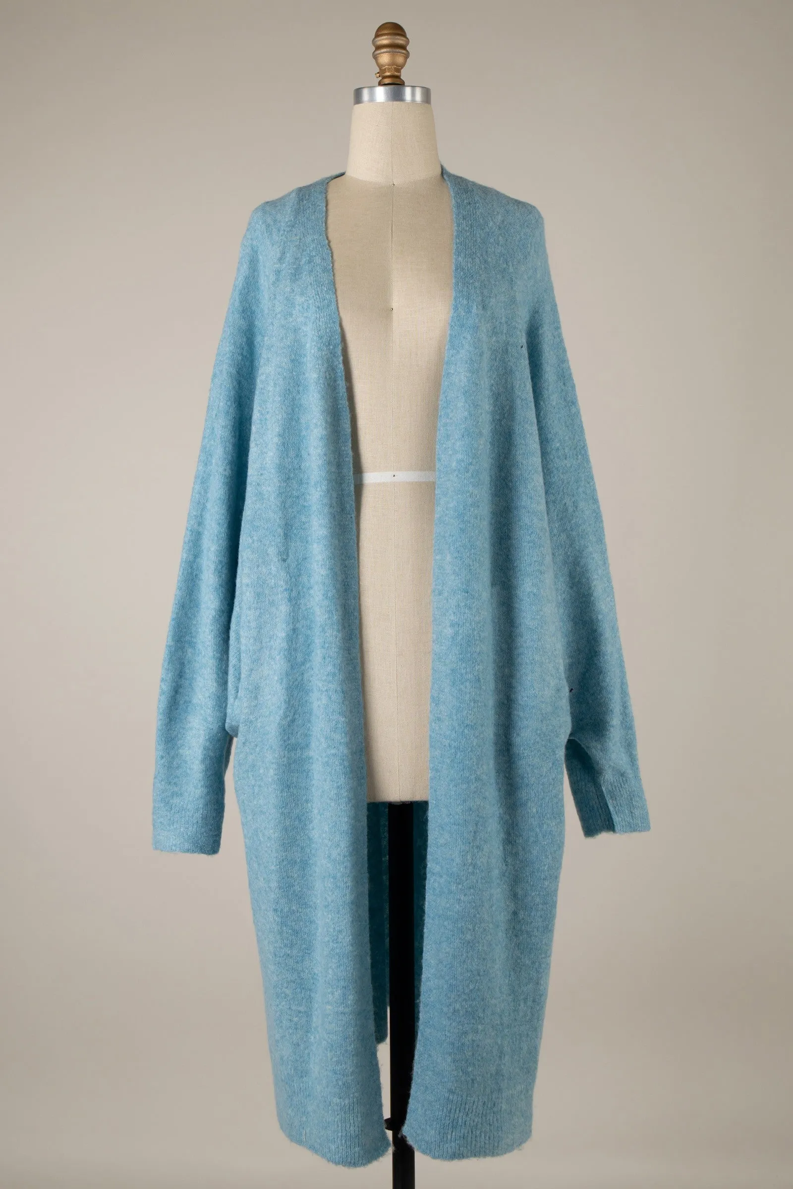 Batwing Sleeve Oversized Soft Knit Cardigan