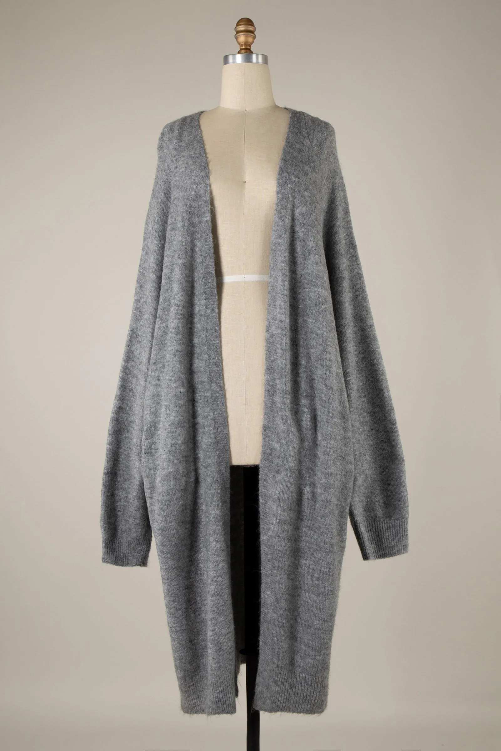 Batwing Sleeve Oversized Soft Knit Cardigan