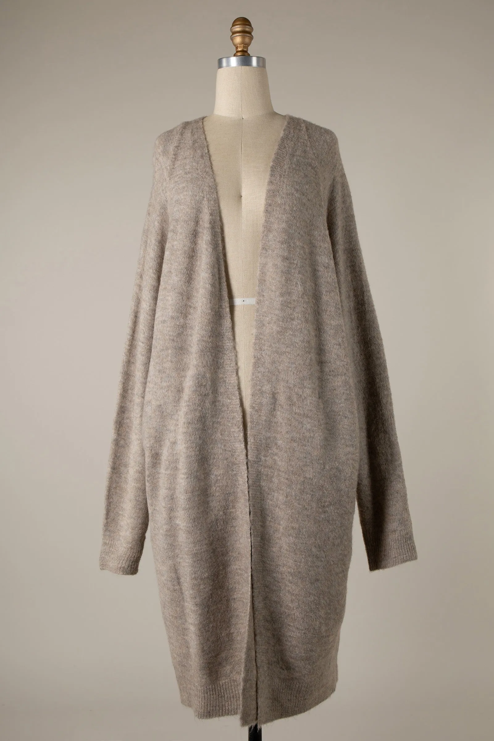 Batwing Sleeve Oversized Soft Knit Cardigan