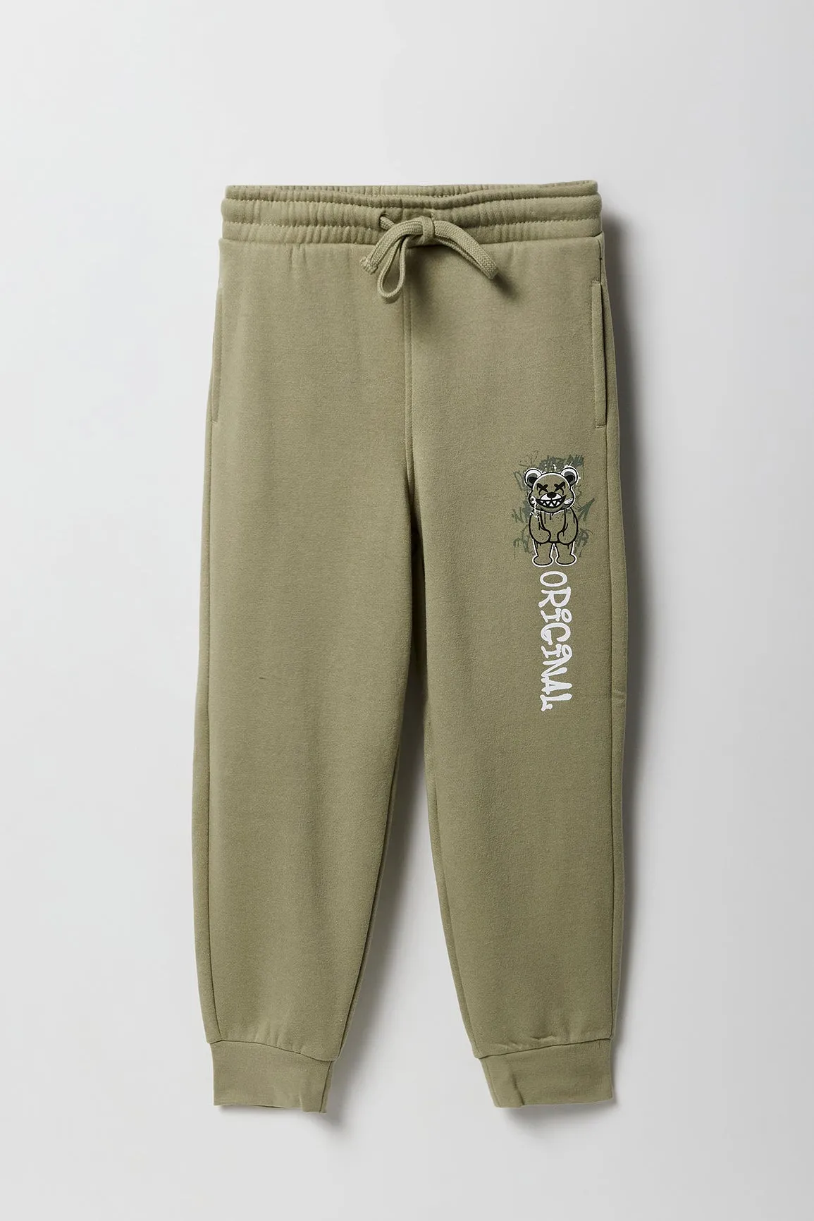 Boys Original Bear Graphic Fleece Jogger