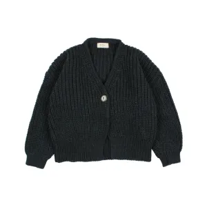 Deep forest soft knit cardigan by Buho