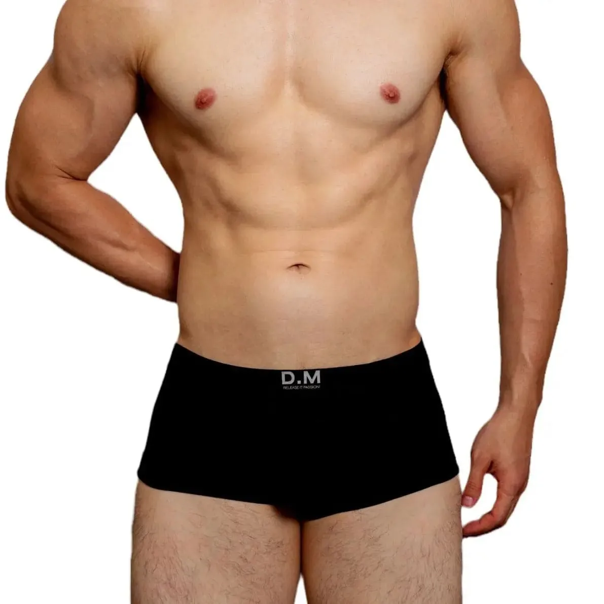 D.M Men's Boxer Briefs Nylon Breathable