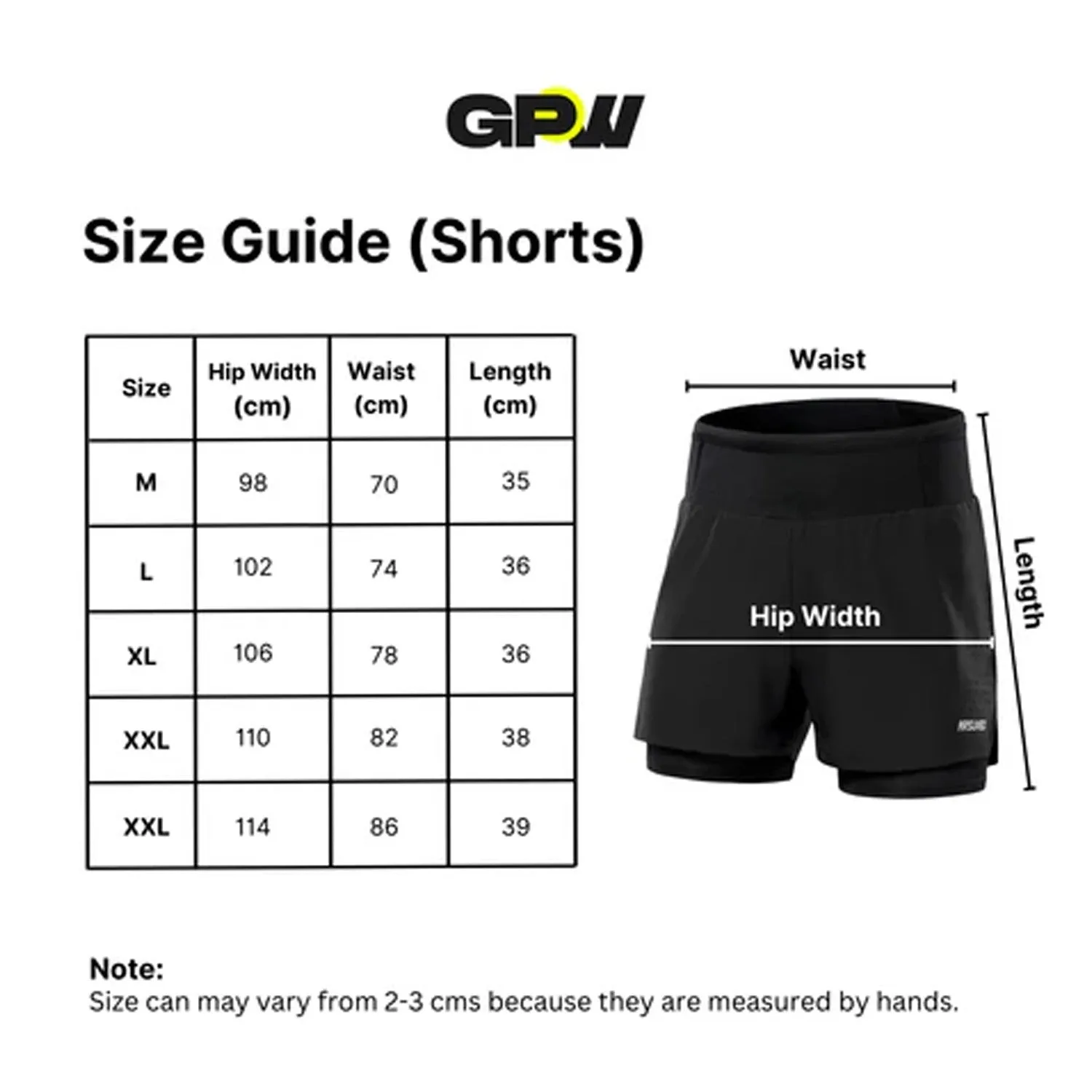 GPW Men’s Quick-Dry Running Shorts - Gym, Bodybuilding, Beachwear