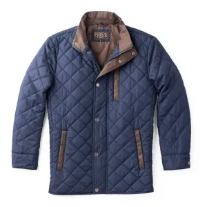 HIGHLANDS NYLON QUILTED JACKET - NAVY