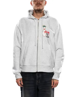 Kingpin Zip Hoodie Ash Heather