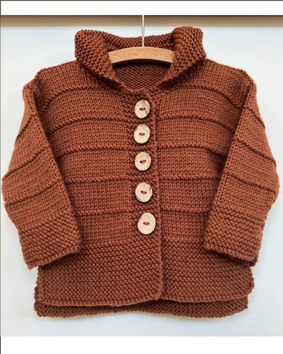 Kiwi Stitch & Co Ashley Cardigan & Hoodie 0-4yrs 8ply Knitting Pattern