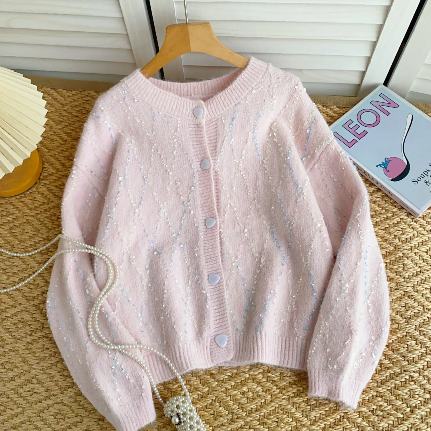 Korean Style Single-breasted Soft Cardigan