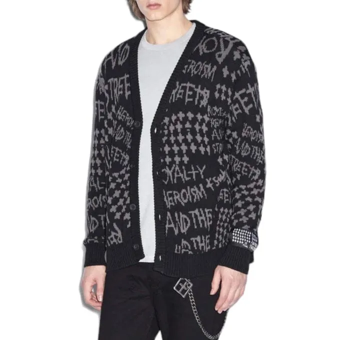 Ksubi Heroism Cardigan (Black) MPS24KW005