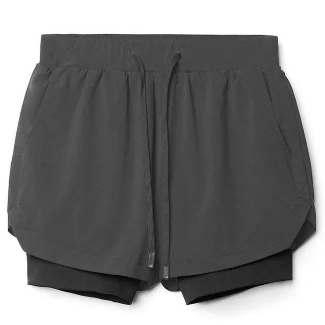 MAURO™ | HIGH-QUALITY DOUBLE LAYER TRAINING SHORTS WITH POCKET