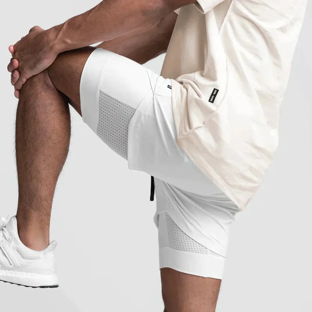 MAURO™ | HIGH-QUALITY DOUBLE LAYER TRAINING SHORTS WITH POCKET