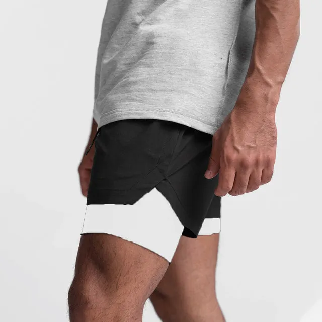 MAURO™ | HIGH-QUALITY DOUBLE LAYER TRAINING SHORTS WITH POCKET