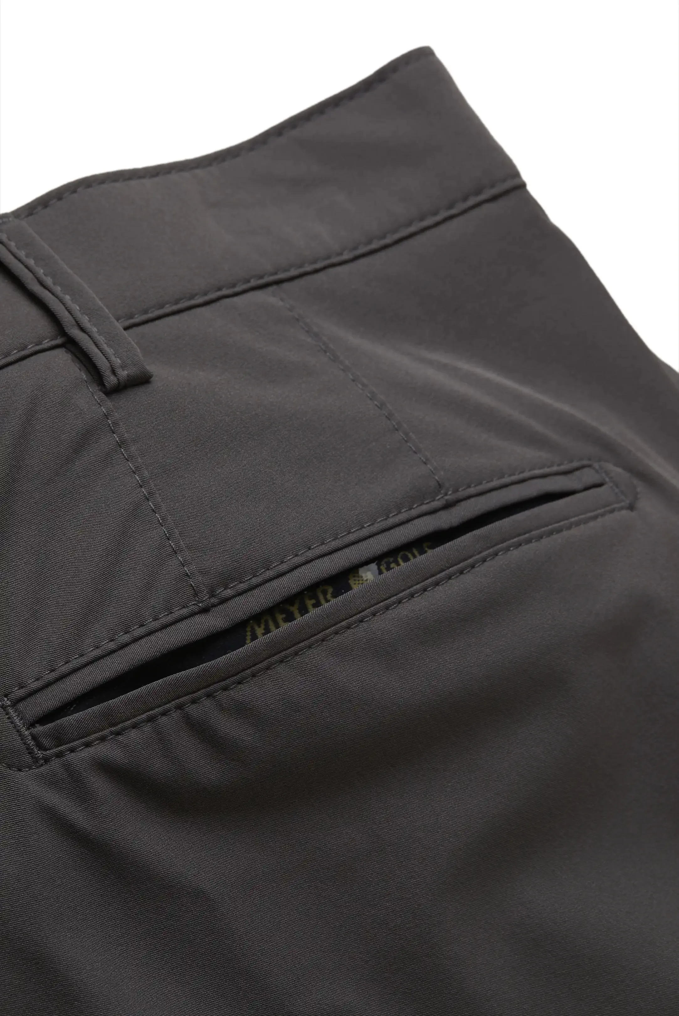 MEYER Golf Trousers - Augusta 8070 High Performance Chinos - Dark Grey