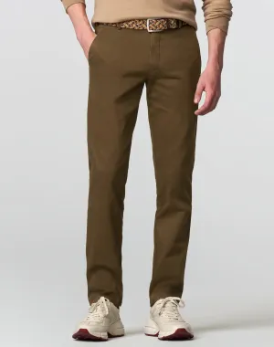 MEYER New York Trousers - 5617 Fine Texture Chinos - Caramel