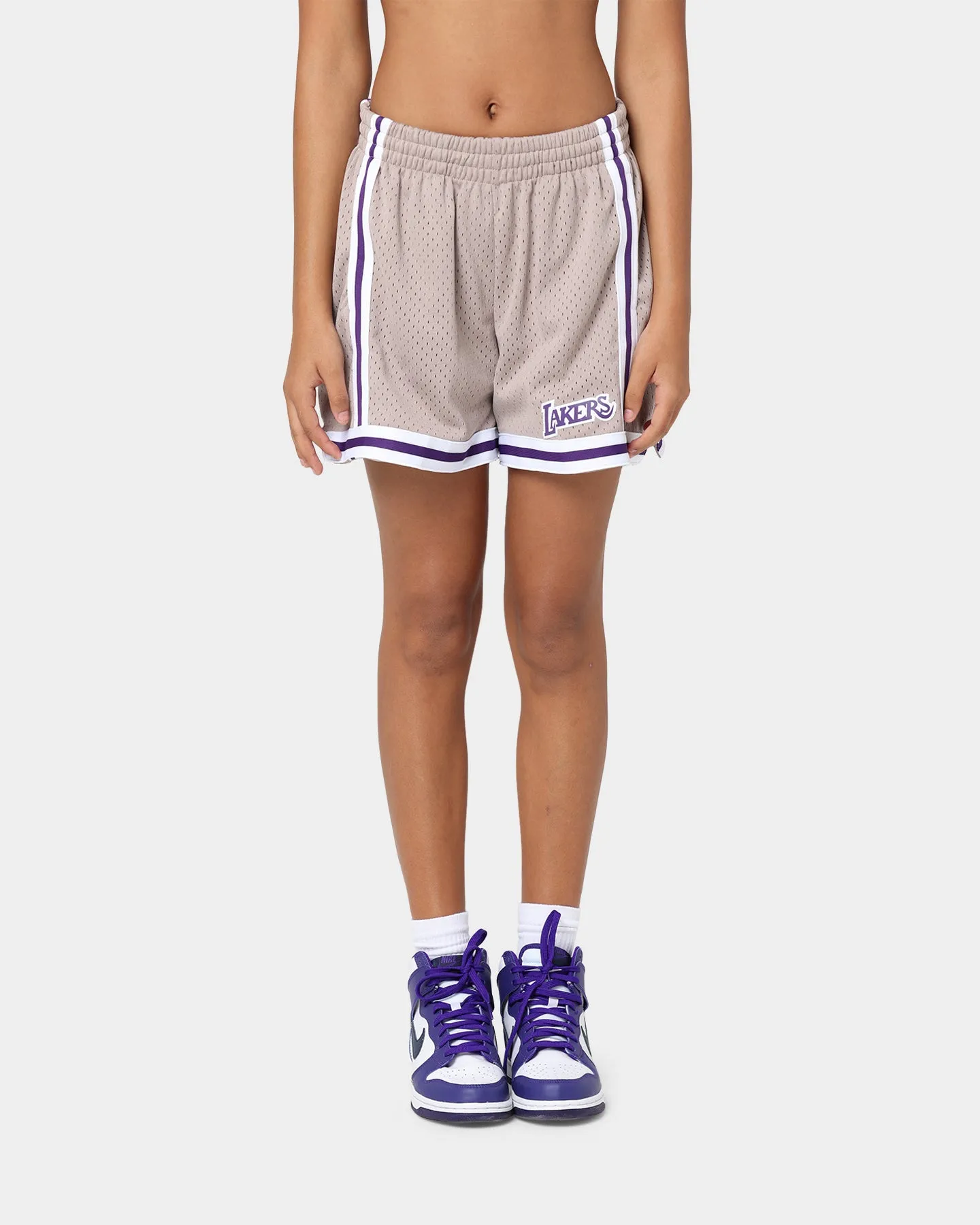 Mitchell & Ness Women's Los Angeles Lakers Mushroom Jump Shot Shorts Mushroom