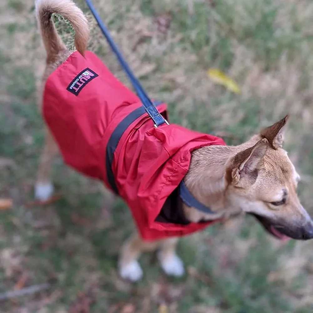 Mutt of Course Raincoat For Dogs (Red)