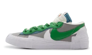 Nike Blazer Low x Sacai White Grey Classic Green (DD1877-001) Men Size 6-12