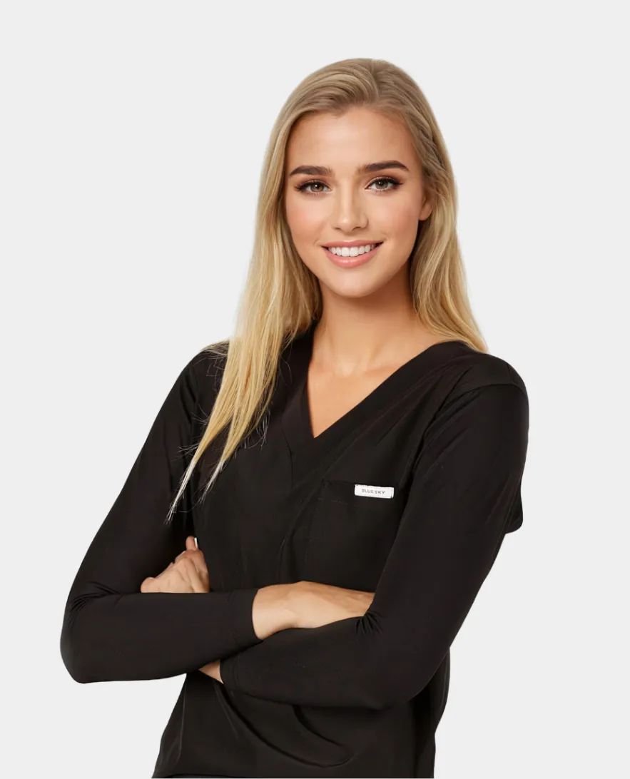 Paloma Long Sleeve Scrub Tops