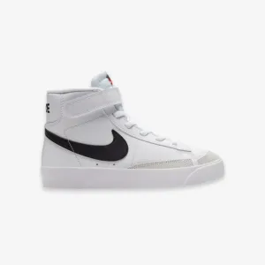 preschool nike blazer mid '77 (white/black)