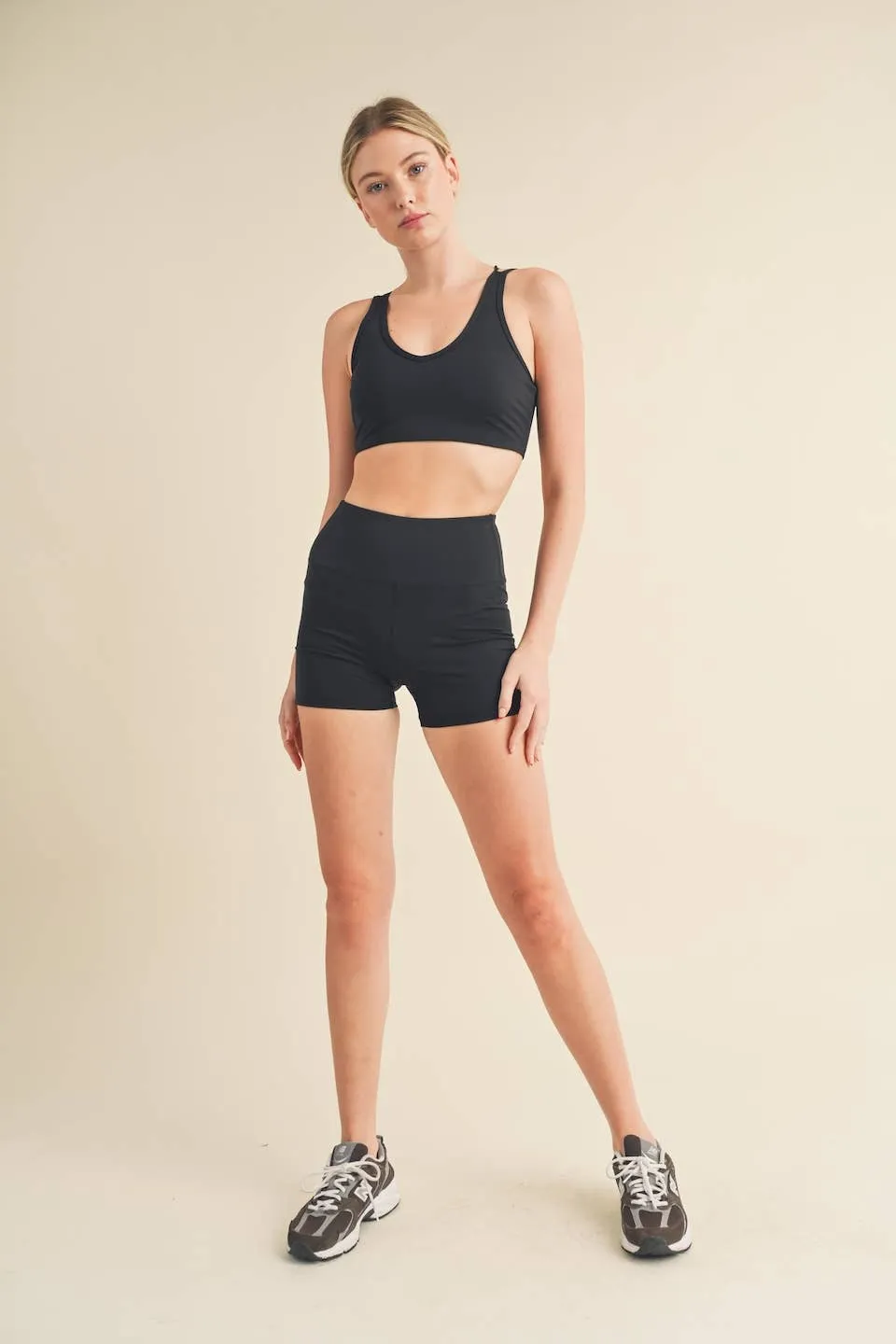 Racerback Bra and Shorts Set