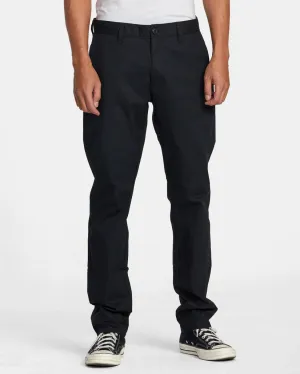 RVCA DAGGERS TECH TECHNICAL CHINOS - RVCA BLACK