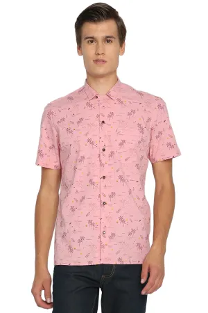 Slim Fit Printed Resort Shirt