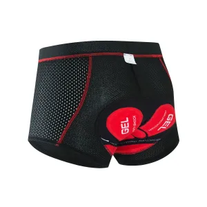 TELEYI Cycling Underwear 5D Breathable Padded Gel Bike Shorts Men MTB Anti Slip Leg Grips Riding Cycling Shots Ciclismo