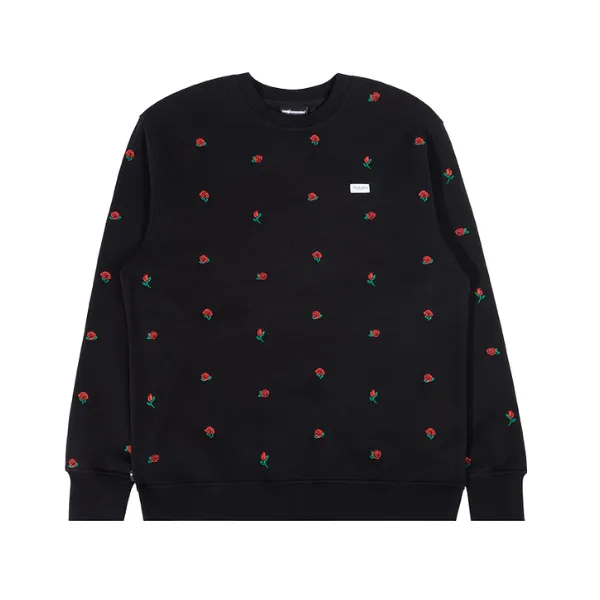 The Hundreds De La Rosa Crewneck - Black