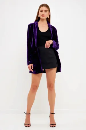 Velvet Blazer