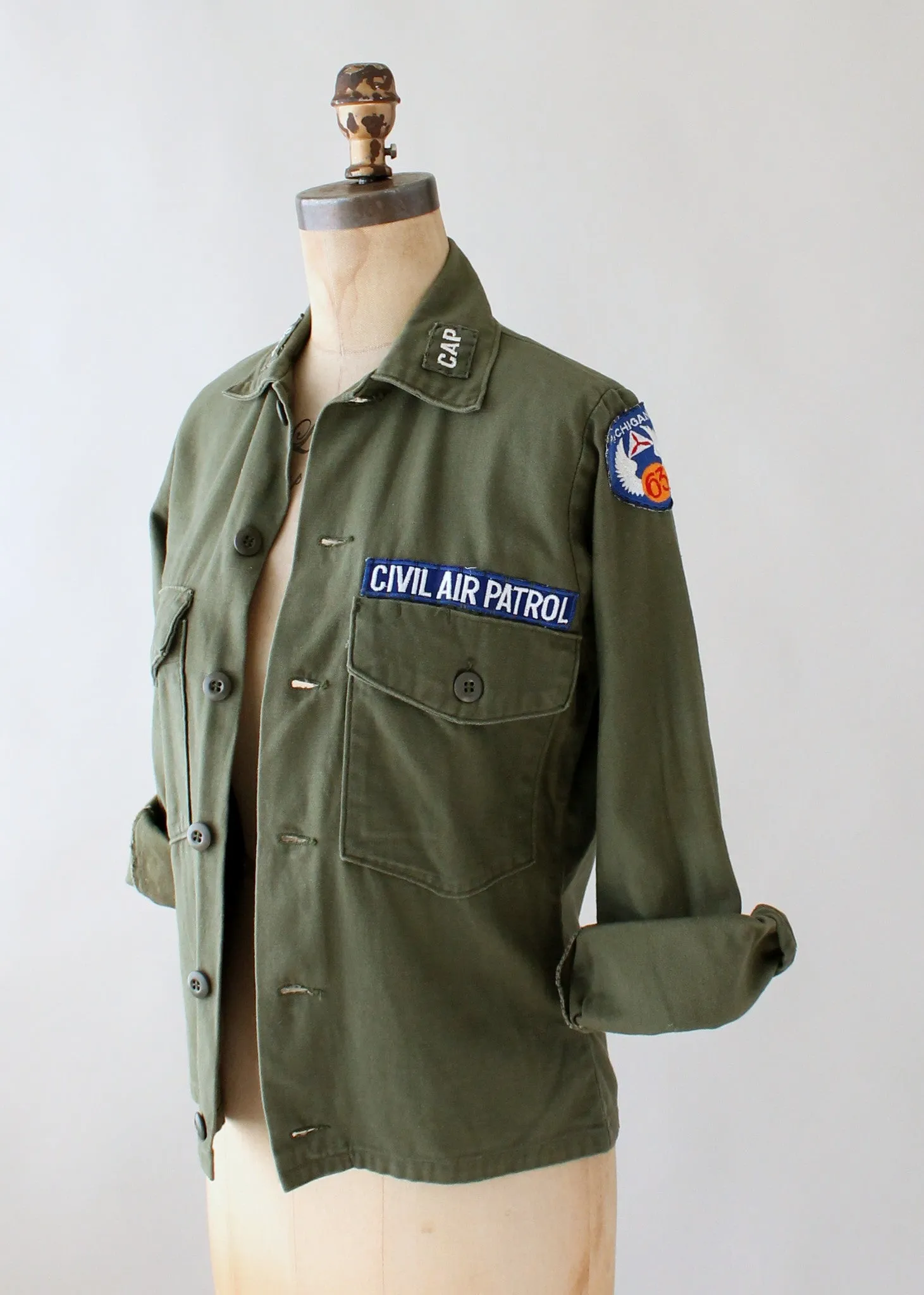 Vintage 1960s Civil Air Patrol Military Jacket