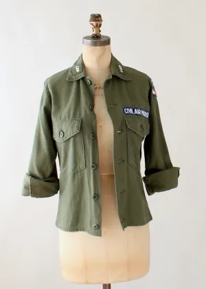 Vintage 1960s Civil Air Patrol Military Jacket