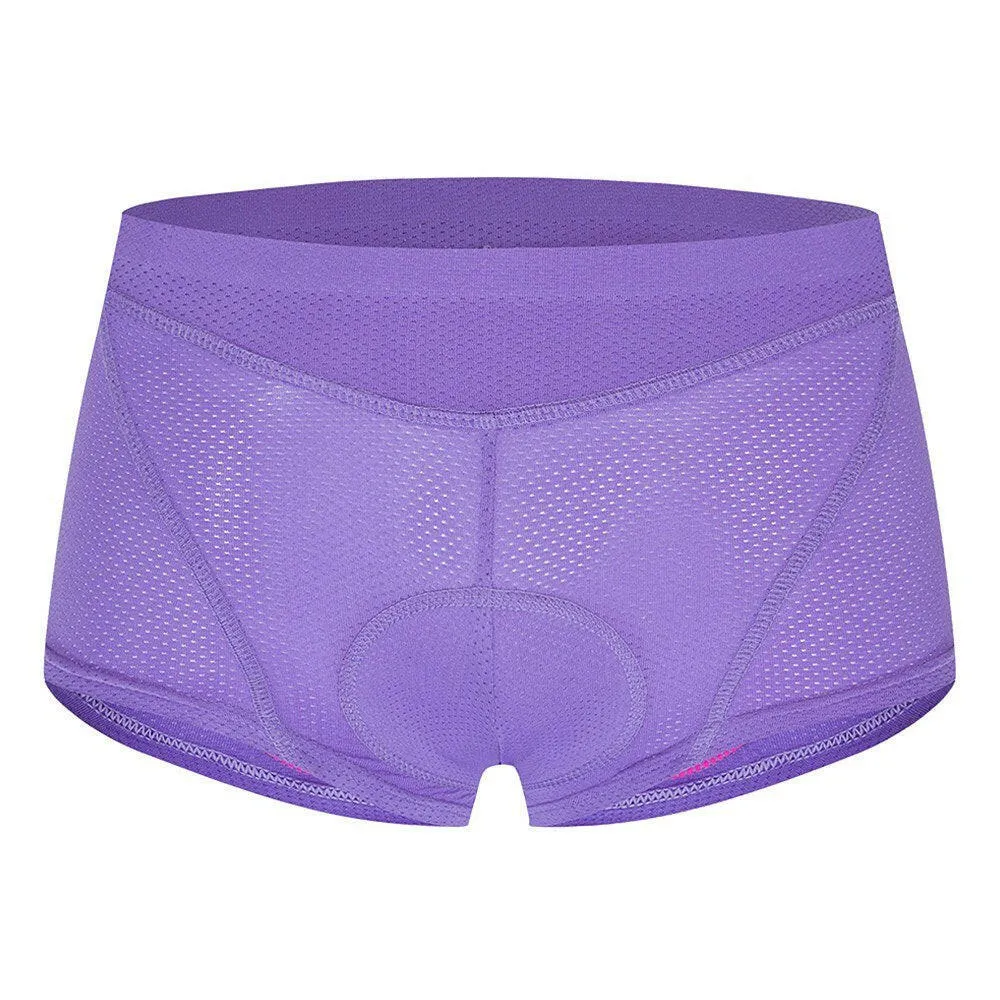 Women Cycling Underwear 3D Gel Padded Breathable Mesh MTB Bike Riding Biking Underwear Shorts