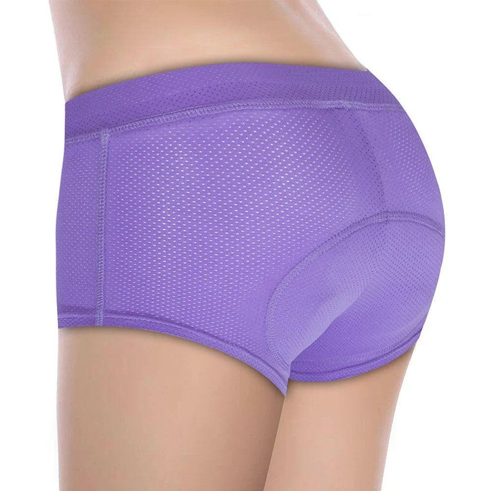 Women Cycling Underwear 3D Gel Padded Breathable Mesh MTB Bike Riding Biking Underwear Shorts