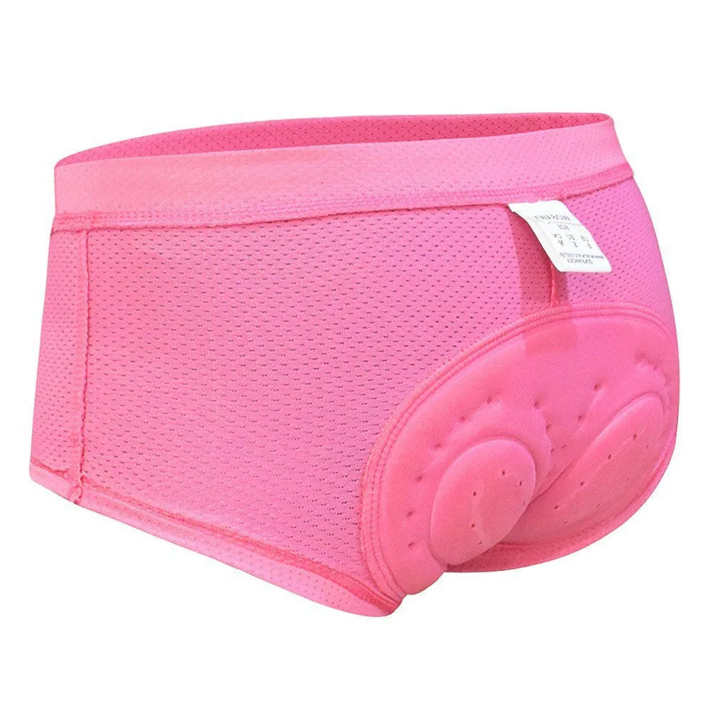 Women Cycling Underwear 3D Gel Padded Breathable Mesh MTB Bike Riding Biking Underwear Shorts