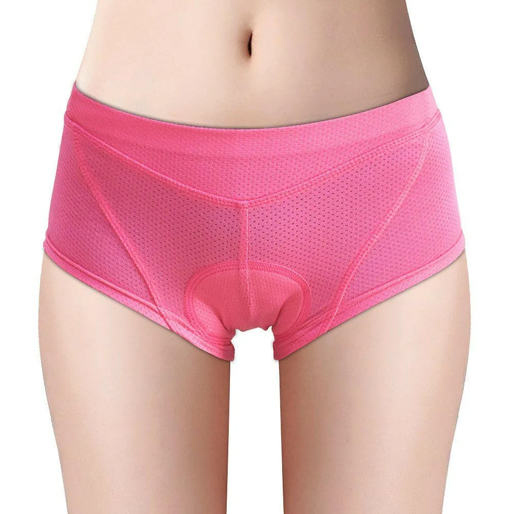 Women Cycling Underwear 3D Gel Padded Breathable Mesh MTB Bike Riding Biking Underwear Shorts