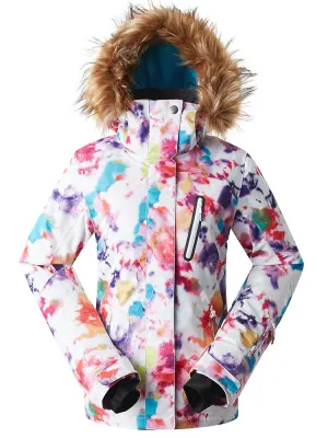 Women's High Waterproof Windproof Colorful Ski Snowboard Jackets